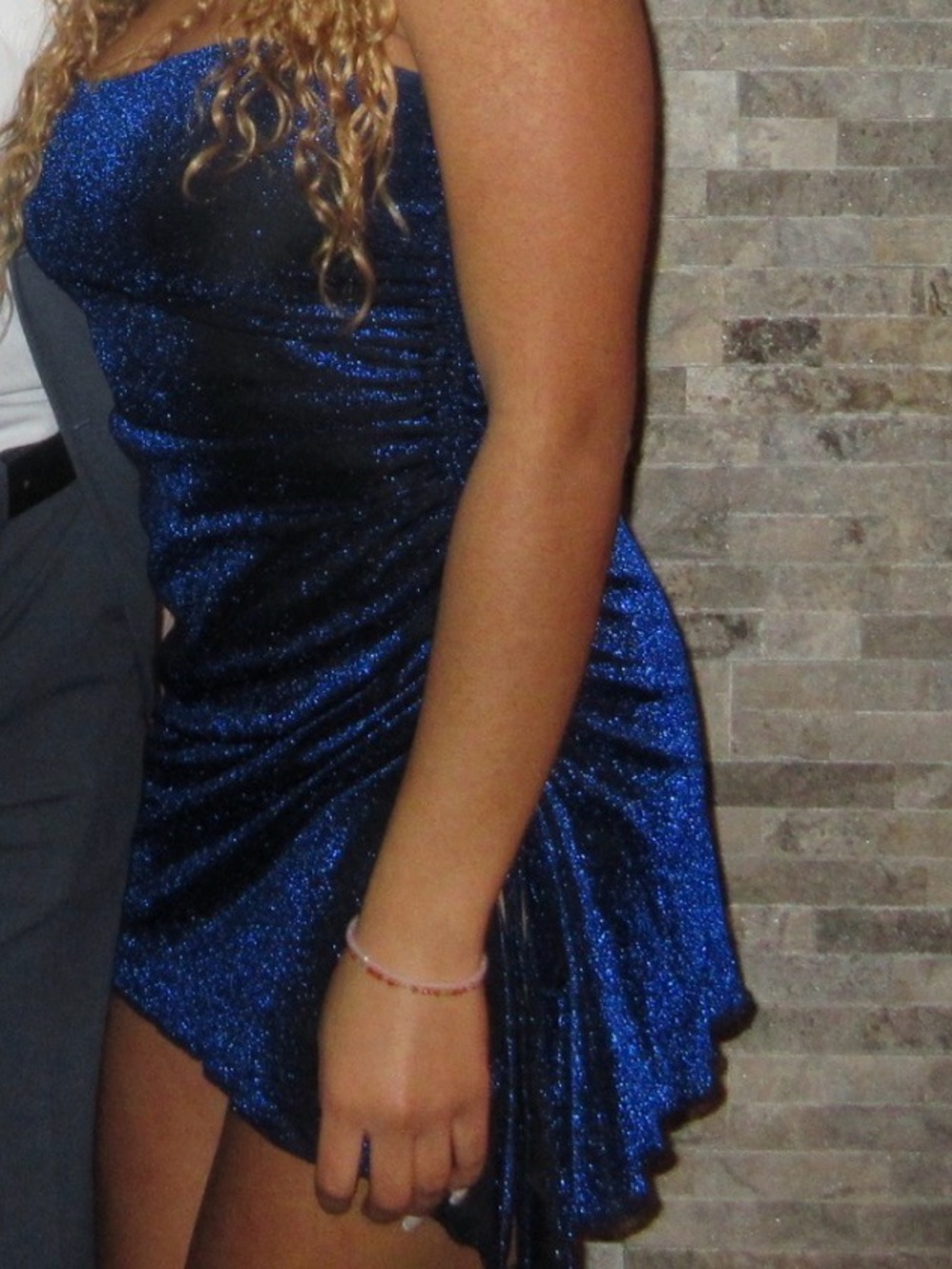 Princess Polly Sparkle Navy Blue Bodycon Mini Dress